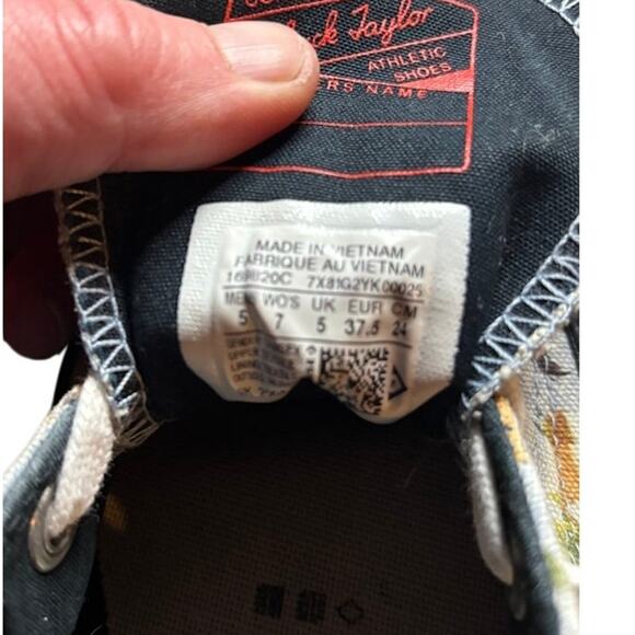 Converse Canvas Low Top Horses Shoes Men 5 Women 7 Sneakers Twisted Resort - Picture 7 of 8